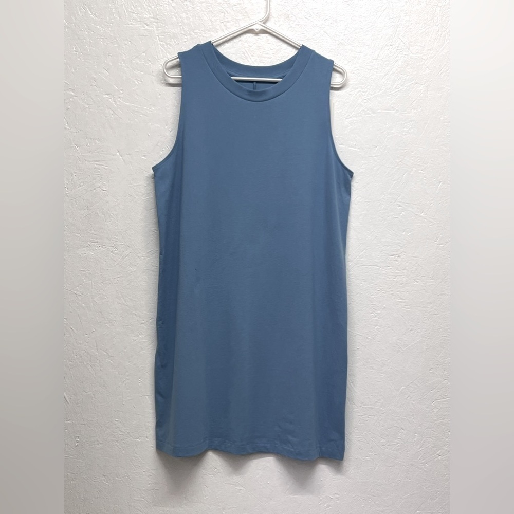 Women’s Sleeveless Tank Tee Shirt Dress - A New Day - XL